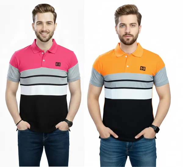 Regular_Fit_Collar_Neck_Half_Sleeve_Breathable_And_Comfortable|_Soft|_Casual_Wear|Polo_T-Shirt_For_Men'S_(_Pack_Of_2_)