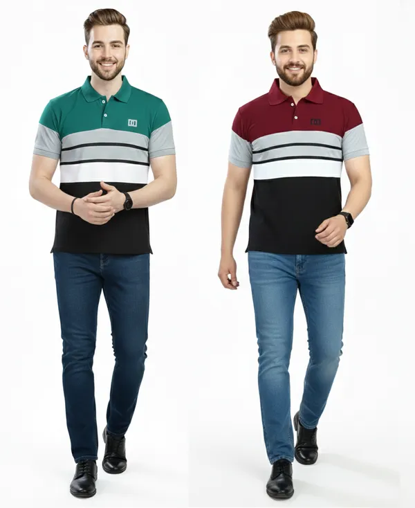 Regular_Fit_Collar_Neck_Half_Sleeve_Breathable_And_Comfortable|_Soft|_Casual_Wear|Polo_T-Shirt_For_Men'S_(_Pack_Of_2_)