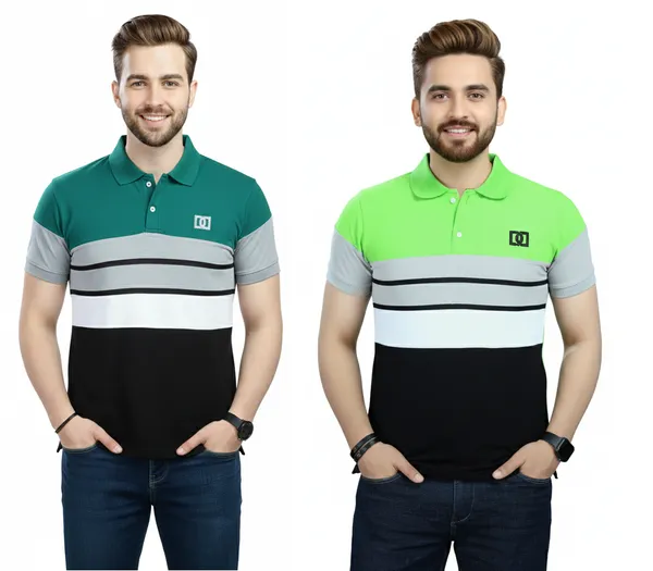 Regular_Fit_Collar_Neck_Half_Sleeve_Breathable_And_Comfortable|_Soft|_Casual_Wear|Polo_T-Shirt_For_Men'S_(_Pack_Of_2_)