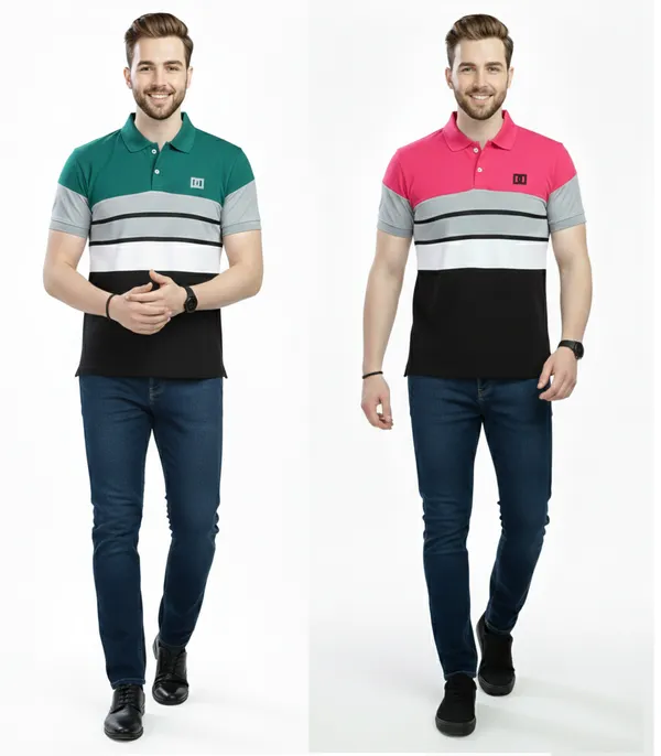 Regular_Fit_Collar_Neck_Half_Sleeve_Breathable_And_Comfortable|_Soft|_Casual_Wear|Polo_T-Shirt_For_Men'S_(_Pack_Of_2_)
