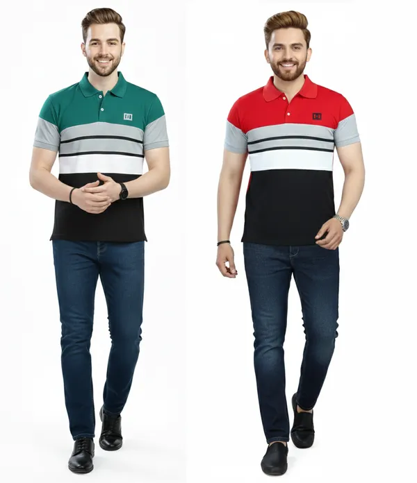 Regular_Fit_Collar_Neck_Half_Sleeve_Breathable_And_Comfortable|_Soft|_Casual_Wear|Polo_T-Shirt_For_Men'S_(_Pack_Of_2_)