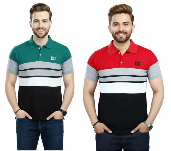 Regular_Fit_Collar_Neck_Half_Sleeve_Breathable_And_Comfortable|_Soft|_Casual_Wear|Polo_T-Shirt_For_Men'S_(_Pack_Of_2_)
