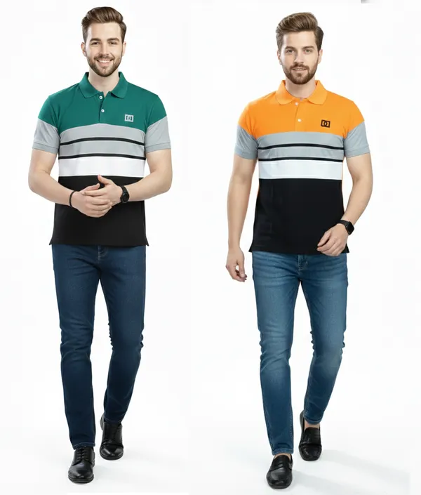 Regular_Fit_Collar_Neck_Half_Sleeve_Breathable_And_Comfortable|_Soft|_Casual_Wear|Polo_T-Shirt_For_Men'S_(_Pack_Of_2_)
