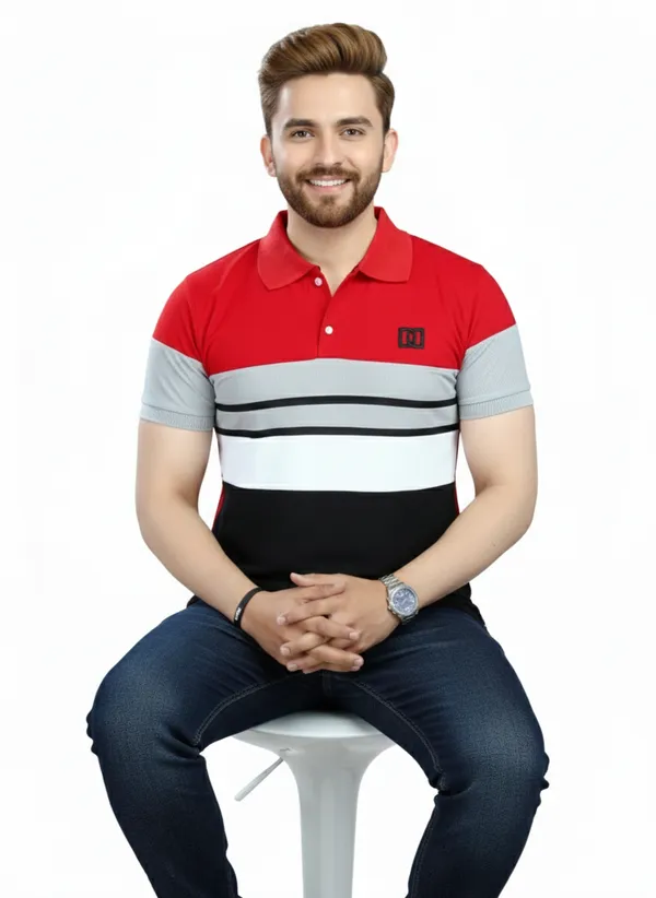 Regular_Fit_Collar_Neck_Half_Sleeve_Breathable_And_Comfortable|_Soft|_Casual_Wear|Polo_T-Shirt_For_Men'S