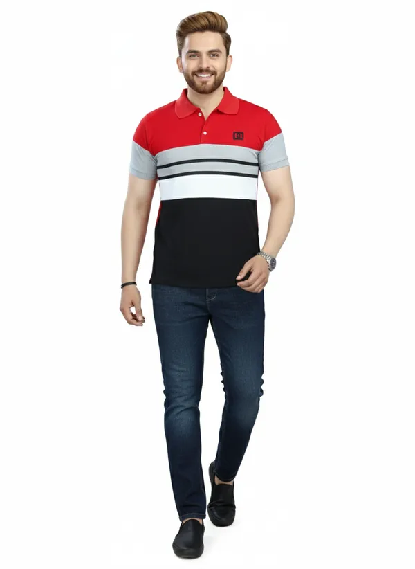 Regular_Fit_Collar_Neck_Half_Sleeve_Breathable_And_Comfortable|_Soft|_Casual_Wear|Polo_T-Shirt_For_Men'S
