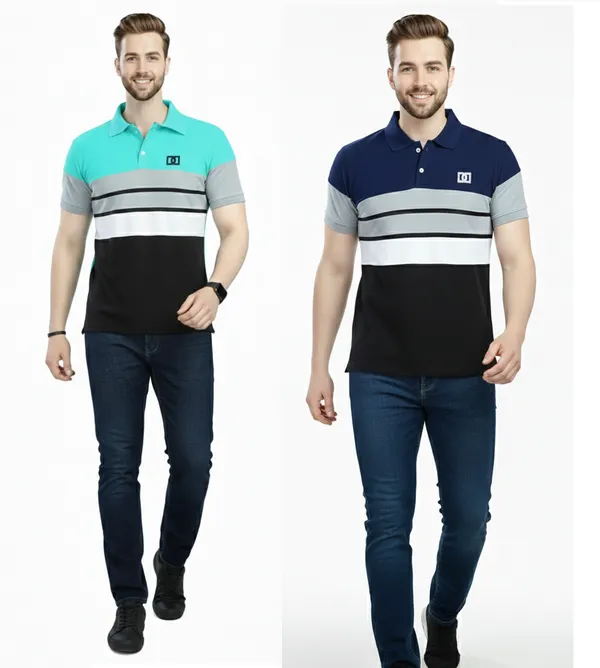 Regular_Fit_Collar_Neck_Half_Sleeve_Breathable_And_Comfortable|_Soft|_Casual_Wear|Polo_T-Shirt_For_Men'S_(_Pack_Of_2_)