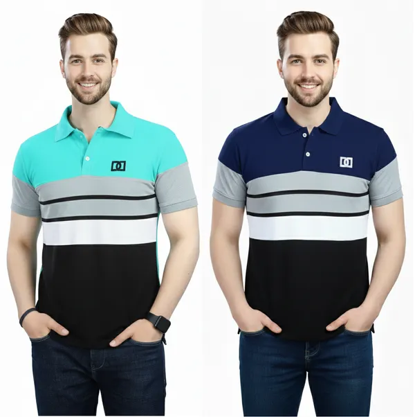 Regular_Fit_Collar_Neck_Half_Sleeve_Breathable_And_Comfortable|_Soft|_Casual_Wear|Polo_T-Shirt_For_Men'S_(_Pack_Of_2_)