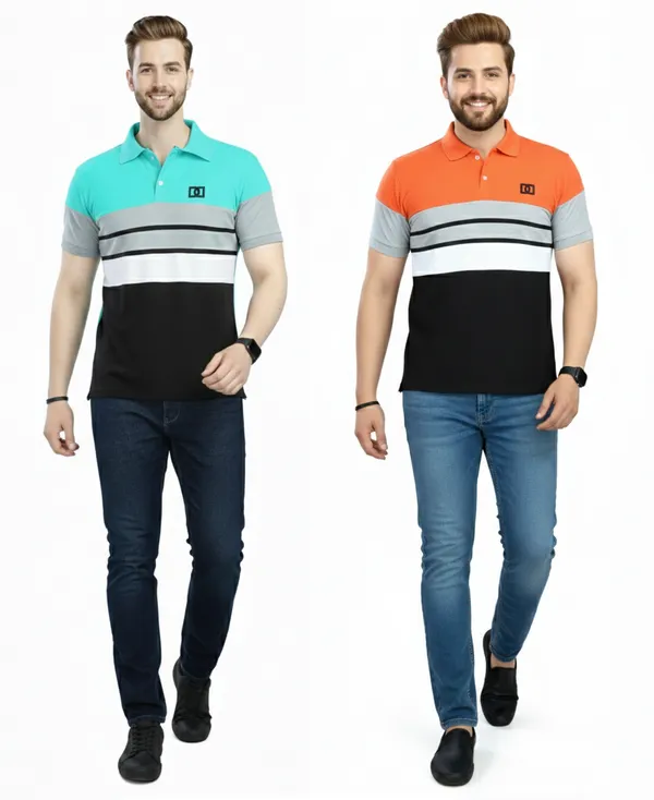 Regular_Fit_Collar_Neck_Half_Sleeve_Breathable_And_Comfortable|_Soft|_Casual_Wear|Polo_T-Shirt_For_Men'S_(_Pack_Of_2_)