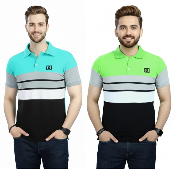 Regular_Fit_Collar_Neck_Half_Sleeve_Breathable_And_Comfortable|_Soft|_Casual_Wear|Polo_T-Shirt_For_Men'S_(_Pack_Of_2_)