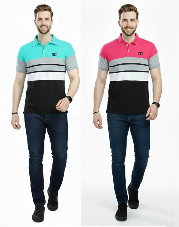 Regular_Fit_Collar_Neck_Half_Sleeve_Breathable_And_Comfortable|_Soft|_Casual_Wear|Polo_T-Shirt_For_Men'S_(_Pack_Of_2_)