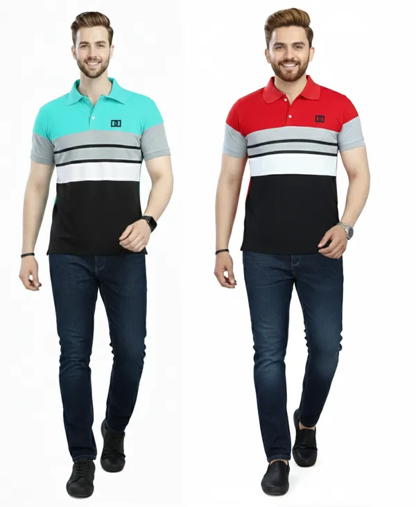 Regular_Fit_Collar_Neck_Half_Sleeve_Breathable_And_Comfortable|_Soft|_Casual_Wear|Polo_T-Shirt_For_Men'S_(_Pack_Of_2_)