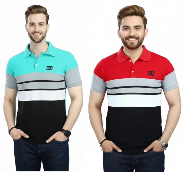 Regular_Fit_Collar_Neck_Half_Sleeve_Breathable_And_Comfortable|_Soft|_Casual_Wear|Polo_T-Shirt_For_Men'S_(_Pack_Of_2_)