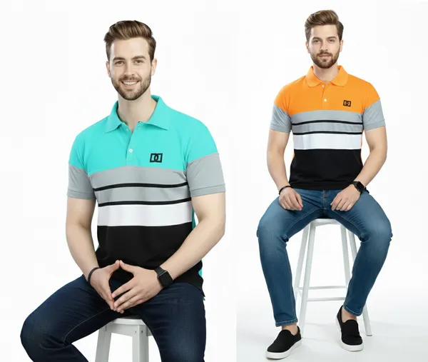 Regular_Fit_Collar_Neck_Half_Sleeve_Breathable_And_Comfortable|_Soft|_Casual_Wear|Polo_T-Shirt_For_Men'S_(_Pack_Of_2_)