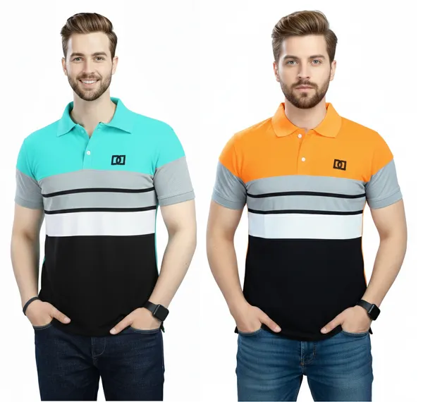 Regular_Fit_Collar_Neck_Half_Sleeve_Breathable_And_Comfortable|_Soft|_Casual_Wear|Polo_T-Shirt_For_Men'S_(_Pack_Of_2_)