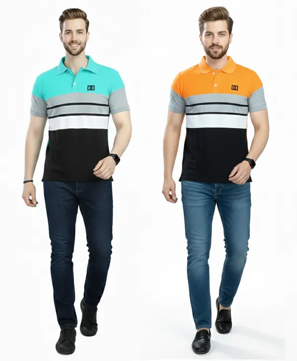 Regular_Fit_Collar_Neck_Half_Sleeve_Breathable_And_Comfortable|_Soft|_Casual_Wear|Polo_T-Shirt_For_Men'S_(_Pack_Of_2_)