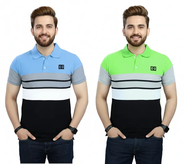 Regular_Fit_Collar_Neck_Half_Sleeve_Breathable_And_Comfortable|_Soft|_Casual_Wear|Polo_T-Shirt_For_Men'S_(_Pack_Of_2_)