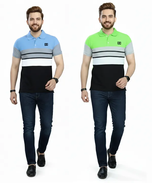 Regular_Fit_Collar_Neck_Half_Sleeve_Breathable_And_Comfortable|_Soft|_Casual_Wear|Polo_T-Shirt_For_Men'S_(_Pack_Of_2_)