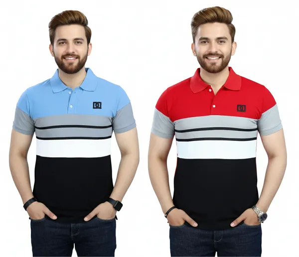Regular_Fit_Collar_Neck_Half_Sleeve_Breathable_And_Comfortable|_Soft|_Casual_Wear|Polo_T-Shirt_For_Men'S_(_Pack_Of_2_)