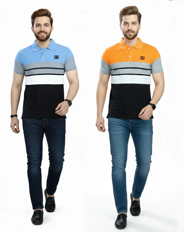 Regular_Fit_Collar_Neck_Half_Sleeve_Breathable_And_Comfortable|_Soft|_Casual_Wear|Polo_T-Shirt_For_Men'S_(_Pack_Of_2_)
