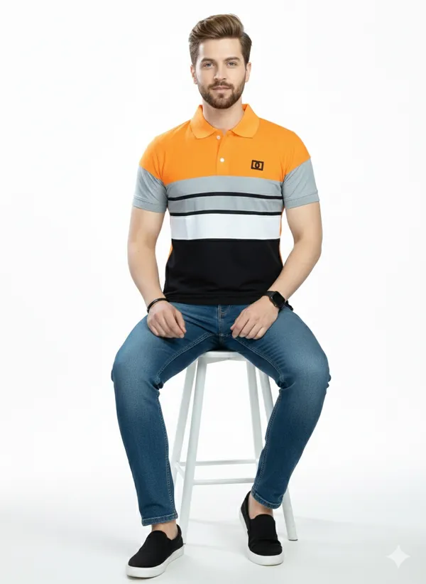 Regular_Fit_Collar_Neck_Half_Sleeve_Breathable_And_Comfortable|_Soft|_Casual_Wear|Polo_T-Shirt_For_Men'S