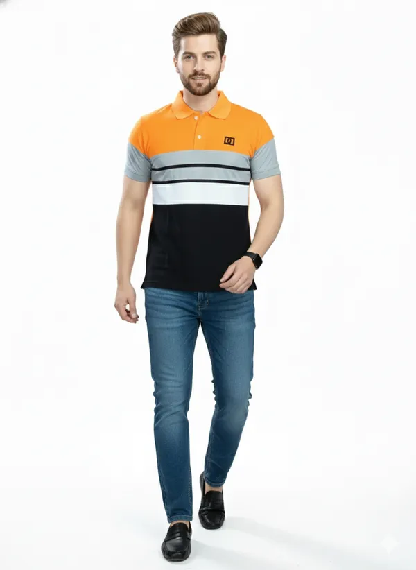 Regular_Fit_Collar_Neck_Half_Sleeve_Breathable_And_Comfortable|_Soft|_Casual_Wear|Polo_T-Shirt_For_Men'S