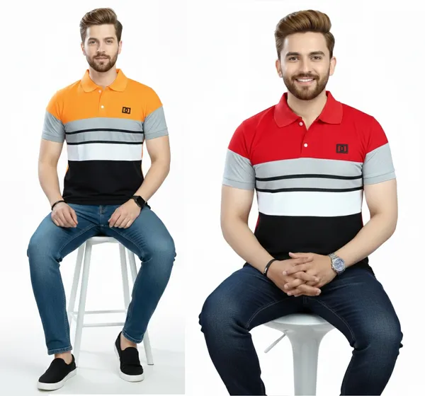 Regular_Fit_Collar_Neck_Half_Sleeve_Breathable_And_Comfortable|_Soft|_Casual_Wear|Polo_T-Shirt_For_Men'S_(_Pack_Of_2_)
