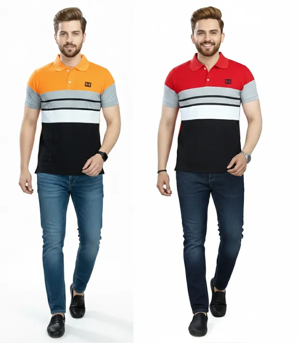 Regular_Fit_Collar_Neck_Half_Sleeve_Breathable_And_Comfortable|_Soft|_Casual_Wear|Polo_T-Shirt_For_Men'S_(_Pack_Of_2_)