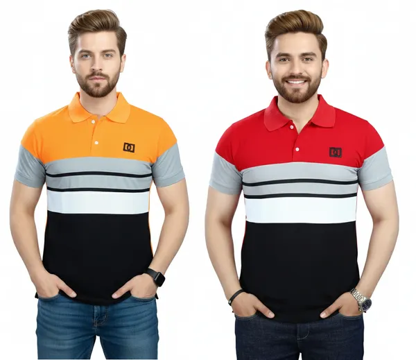 Regular_Fit_Collar_Neck_Half_Sleeve_Breathable_And_Comfortable|_Soft|_Casual_Wear|Polo_T-Shirt_For_Men'S_(_Pack_Of_2_)