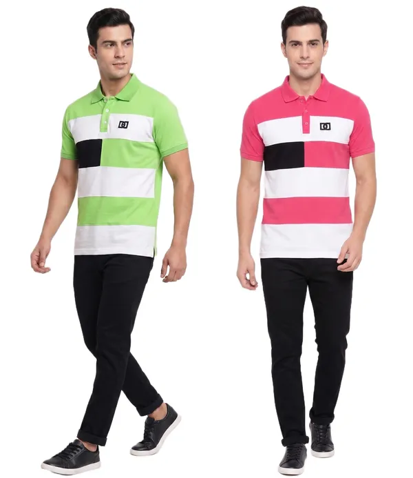 Premium_Quality_Polo_T-Shirt_For_Men'S_(_Pack_Of_2)