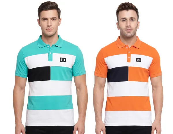 Premium_Quality_Polo_T-Shirt_For_Men'S_(_Pack_Of_2)