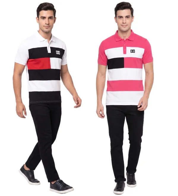 Premium_Quality_Polo_T-Shirt_For_Men'S_(_Pack_Of_2)