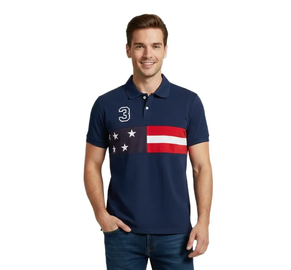 Men'S_Color-Block_Polo_T-Shirt