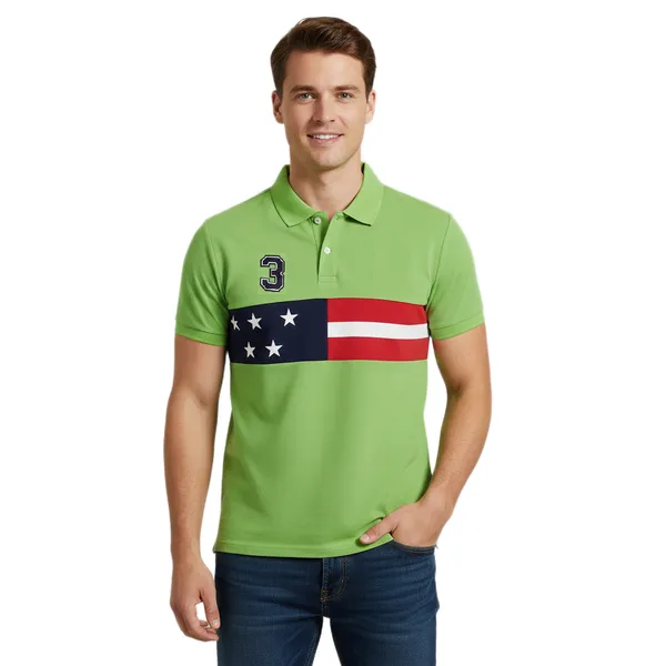 Men'S_Color-Block_Polo_T-Shirt
