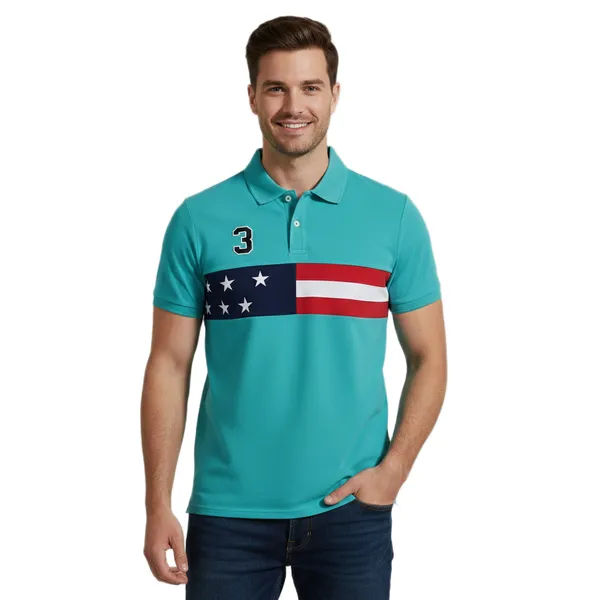 Men'S_Color-Block_Polo_T-Shirt