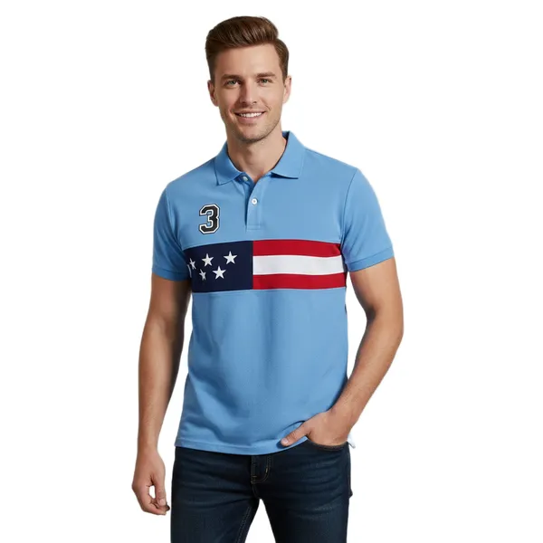 Men'S_Color-Block_Polo_T-Shirt