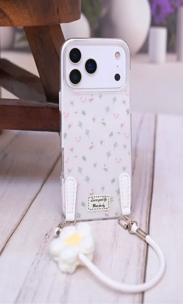 White_Rubber_Floral_Crossbody_Iphone_Back_Cover_For_Iphone_Users