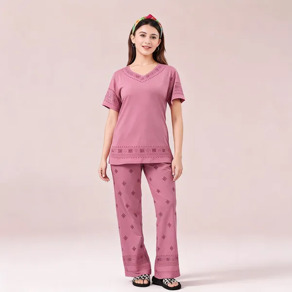 Pink_Cotton_Lycra_Relaxed_Printed_Night_Suit_For_Women