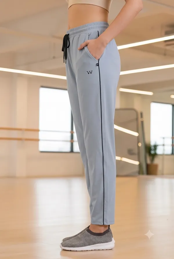 Black_And_Grey_Cotton_Blend_Side_Piping_Activewear_Track_Pants_For_Women