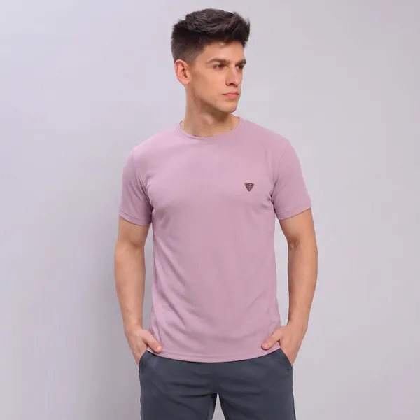 Coral_Ribbed___Regular_Fit_T-Shirt_For_Men