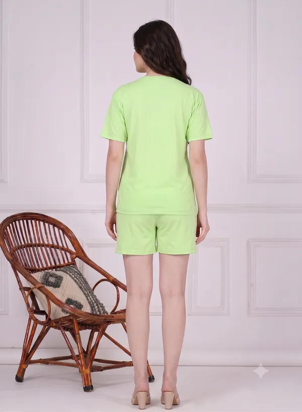 Green__Printed_Relaxed_Fit_Loungewear_Set_For_Women