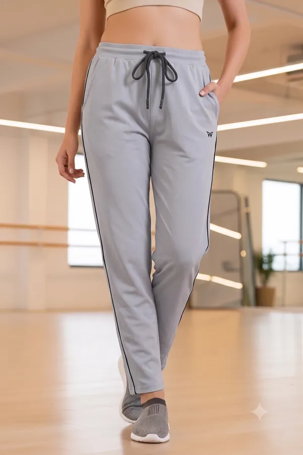 Black_And_Grey_Cotton_Blend_Side_Piping_Activewear_Track_Pants_For_Women