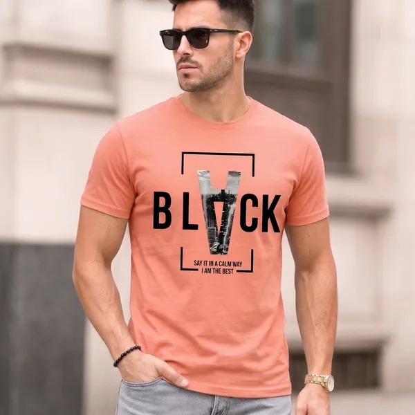 Coral___Crew_Neck_Graphic_T-Shirt_For_Men