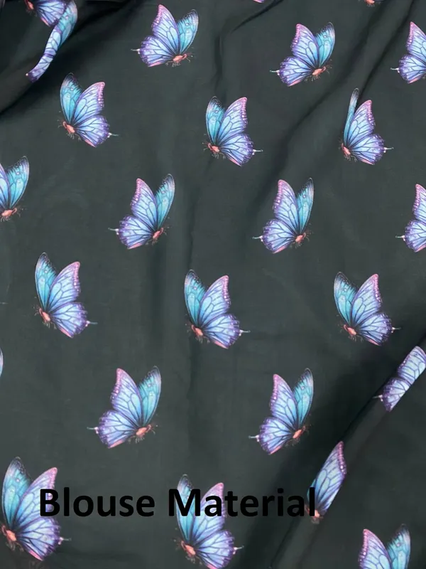 Pure_Georgette_Saree_Matching_Blouse_Piece_For_Women