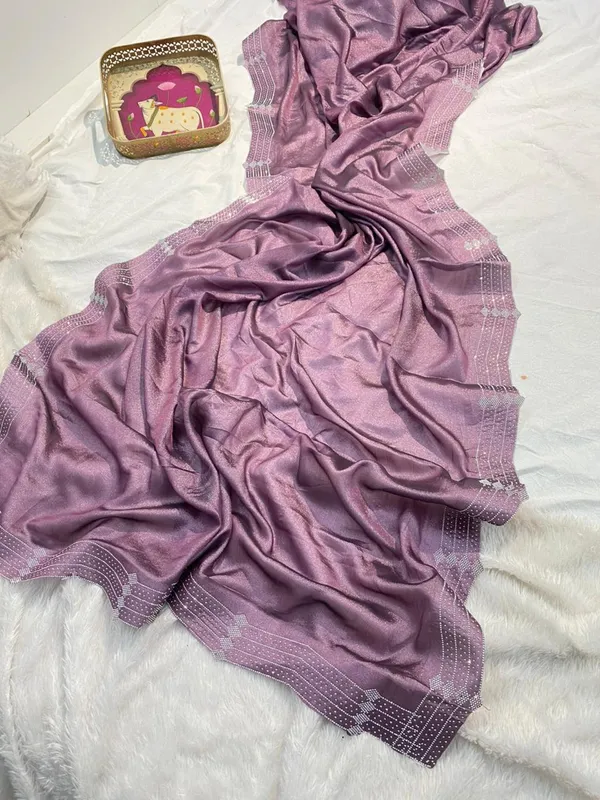 Mauve_Mulberry_Silk_Saree_Matching_Blouse_Piece_For_Women