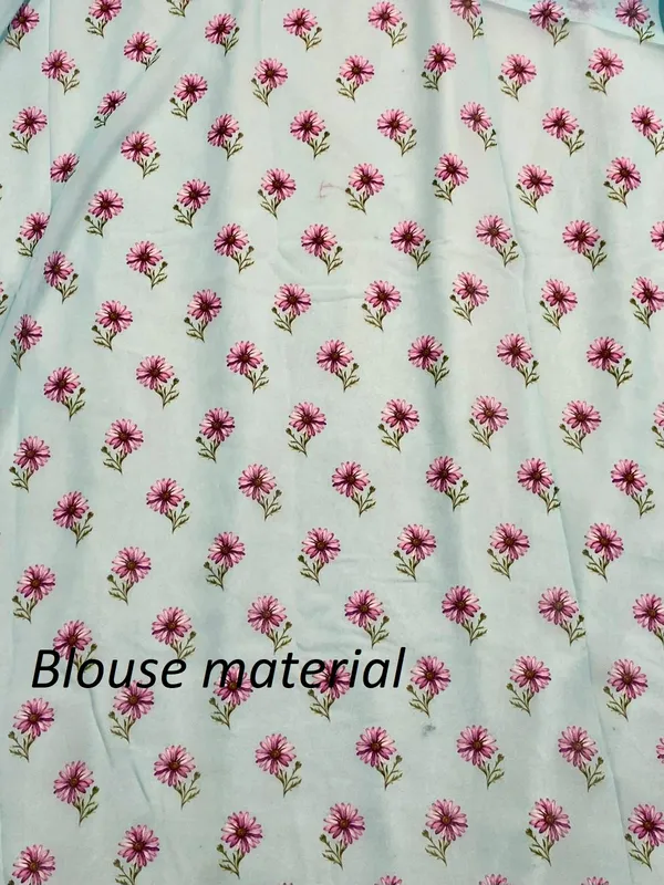 Sky_Blue_Pure_Georgette_Saree_Matching_Blouse_Piece_For_Women