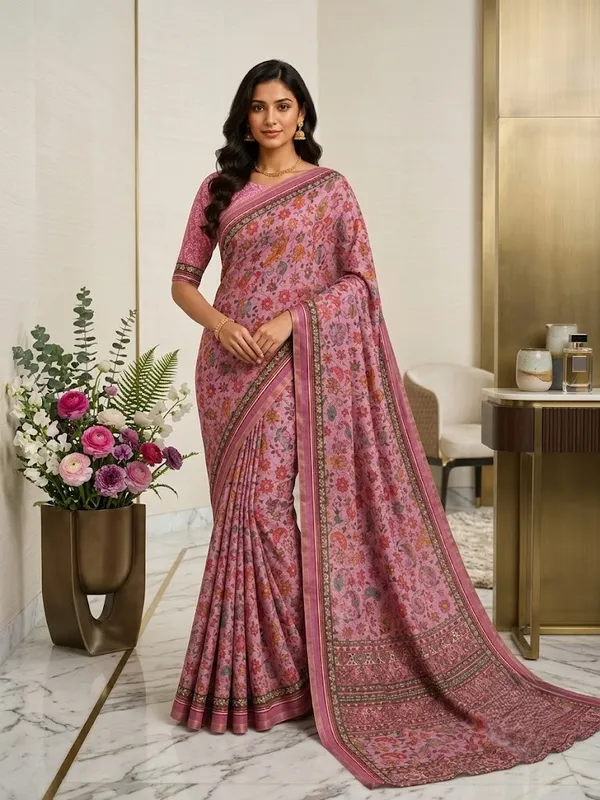 Pure_Jamdhani_Cotton_Saree_Matching_Blouse_Piece_For_Women