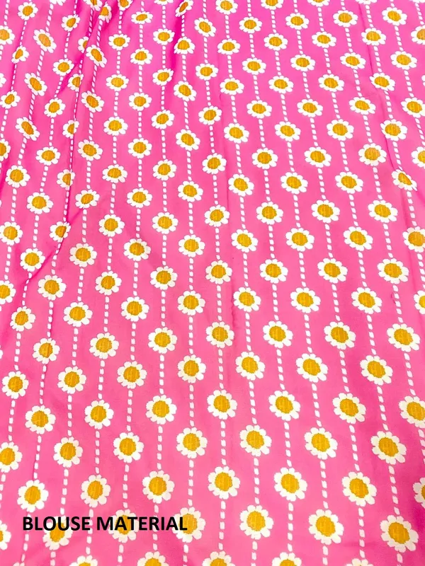 Pink_Pure_Georgette_Saree_Matching_Blouse_Piece_For_Women