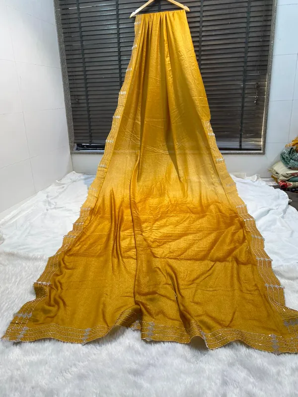 Mustard_Yellow_Mulberry_Silk_Saree_Matching_Blouse_Piece_For_Women