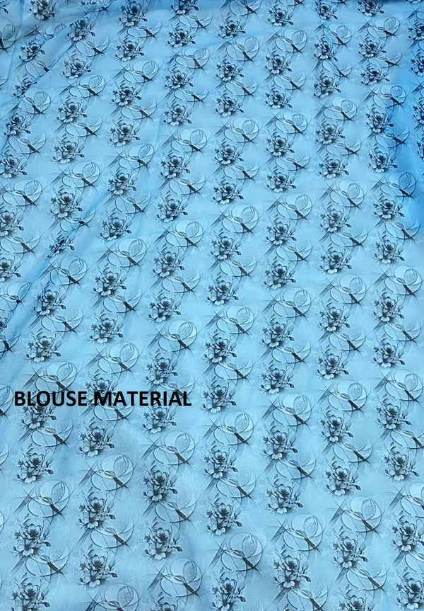 Sky_Blue_Pure_Georgette_Saree_Matching_Blouse_Piece_For_Women
