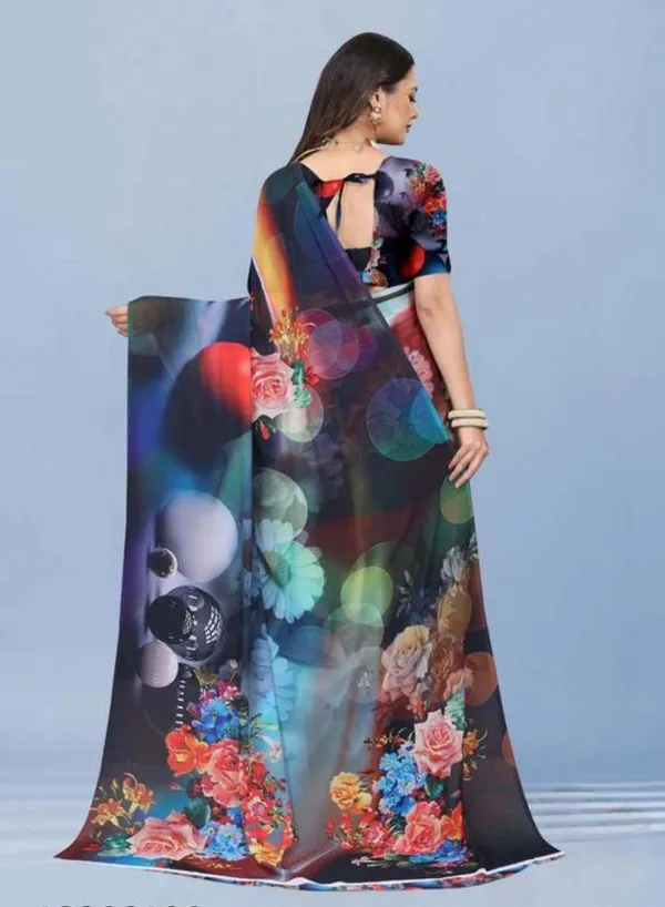 Pure_Georgette_Saree_Matching_Blouse_Piece_For_Women